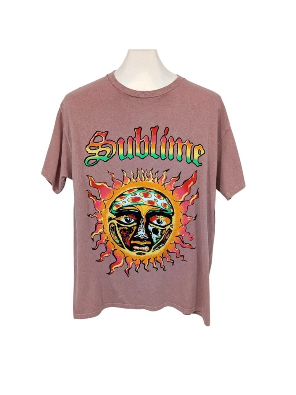 Sublime‎ Sun Logo Graphic Band T Shirt Indie Sleaze Grunge Y2K Streetwear Medium